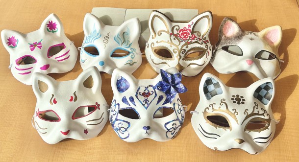 ワークショップ「オリジナル猫マスクづくり」