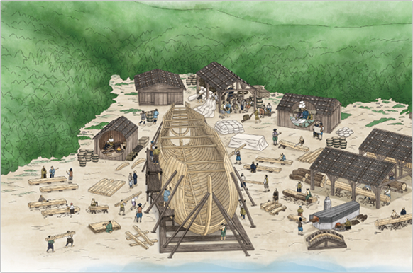 サン・ファン・バウティスタ建造イメージ