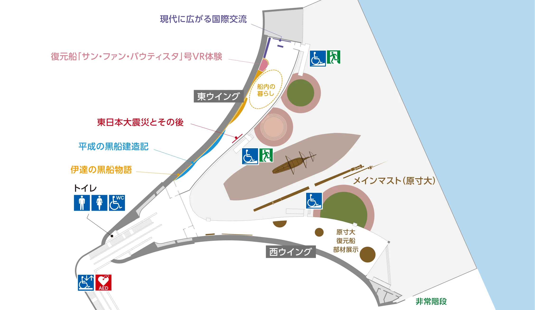 ドック棟マップ