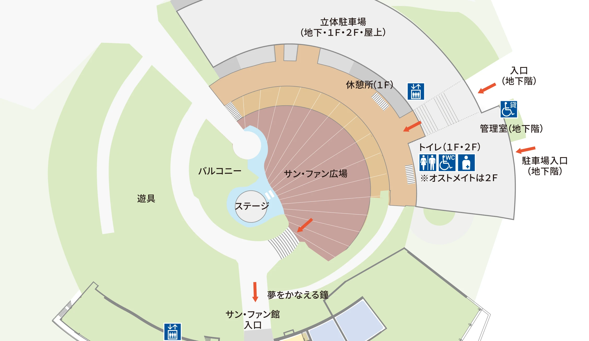 サン・ファンパークマップ